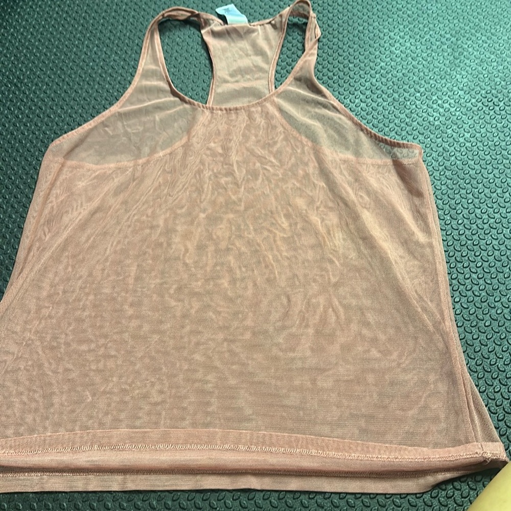 Victoria Secret Sport Mesh Razor Tank top size small .. perfect condition